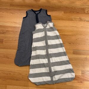 Burts Bees - two sleep sacks - sz 6-12M